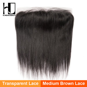 Transparent ace 13x6 lace frontal Straight HJ weave beauty