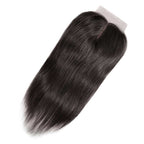 HJ Weave Beauty 4*4 Cabello Brasileño Base de Seda Cierre Recto