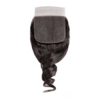 HJ Weave Beauty 4*4 Brazilian Hair Silk Base Closure Loose Wave