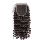 HJ Weave Beauty 4*4 Cabello brasileño Cierre de encaje Onda profunda