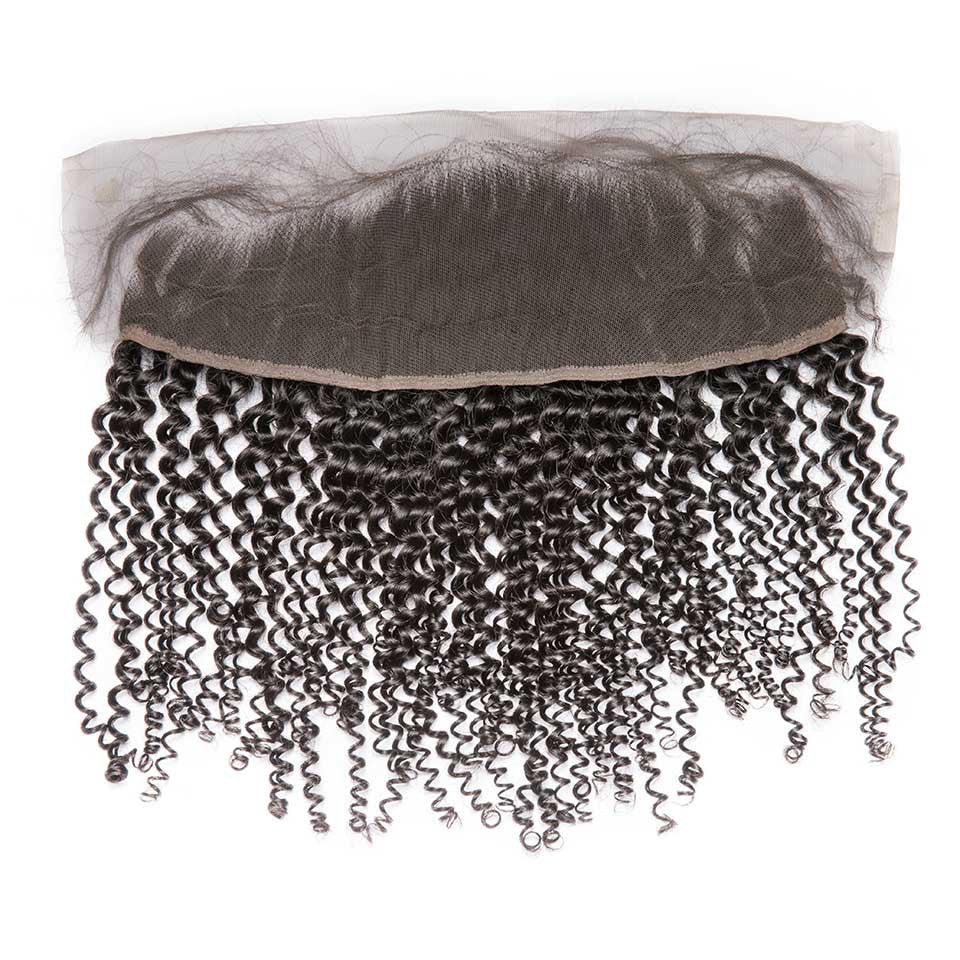 Transparent lace 13x4 lace frontal Kinky Curly