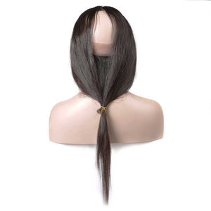 HJ Weave Beauty 360 Lace Frontal Human Hair Straight