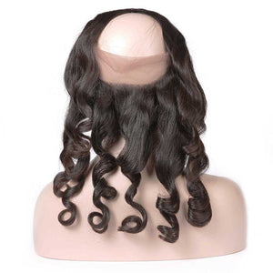 HJ Weave Beauty 360 Lace Frontal Human Hair Loose Wave