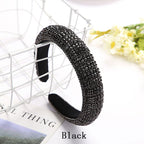 Diadema de esponja con diamantes de imitación barrocos