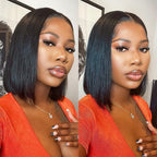 2 wig deal 13x4 transparent lace front wig + 4x4 closure wig 180% density