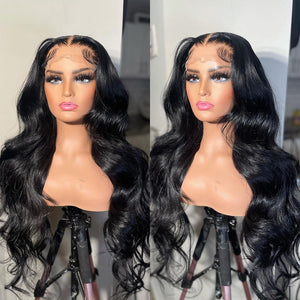 Transparent Lace 13×4 Body Wave Front Hair Wigs 200% Density