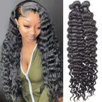 HJ WEAVE BEAUTY 10A Brazilian Mink Hair Natural Wave Bundle Deal