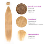 HJ Weave Beauty #27 Oferta de paquete recto de cabello virgen coloreado
