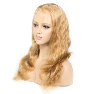#27 Colored Hair Lace Front Wig Body Wave Colored Human Hair Lace Wigs