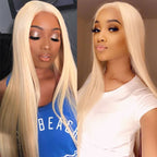 #613 Blonde Straight Long Hair Series Virgin Human Hair Bundle Deal