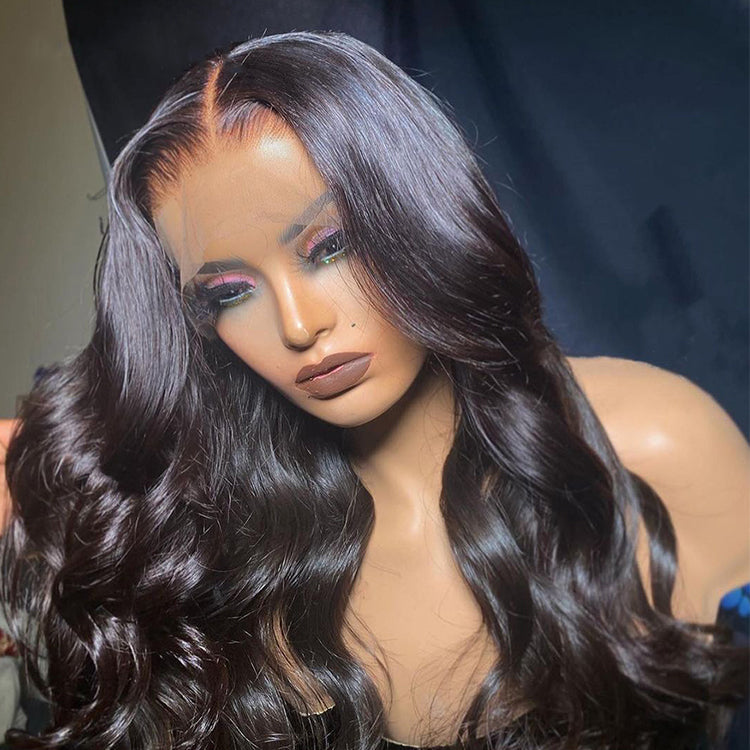 13x6 Lace Wig Body Wave Virgin Hair Glueless Pre-plucked Hairline