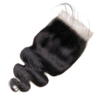 5x5 HD Siwss Lace Closure Body Wave Human Virgin Hair