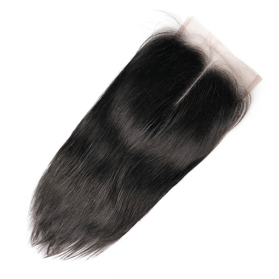 5x5 HD Swiss Lace Closure Straight Human Virgin Hair