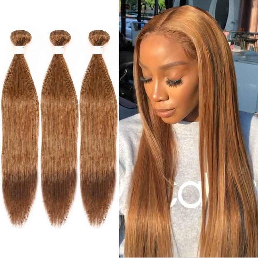 HJ Weave Beauty #30 Colored Virgin Hair Straight Bundle Deal