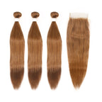 HJ Weave Beauty #30 Colored Virgin Hair Straight Bundle Deal
