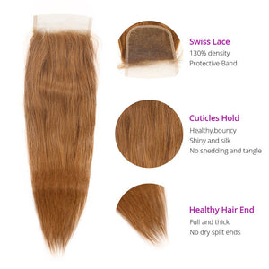 HJ Weave Beauty #30 Colored Virgin Hair Straight Bundle Deal