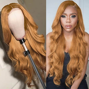 #30 Colored Hair 180% Density Lace Front Wig Body Wave Colored Human Hair Wigs