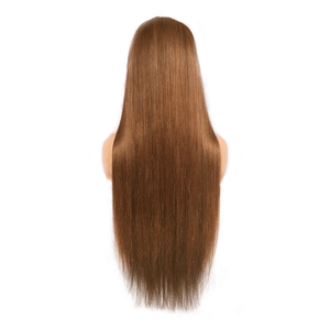 # 30 Cabello coloreado 180% Densidad Peluca delantera de encaje Pelucas de cabello humano de color liso