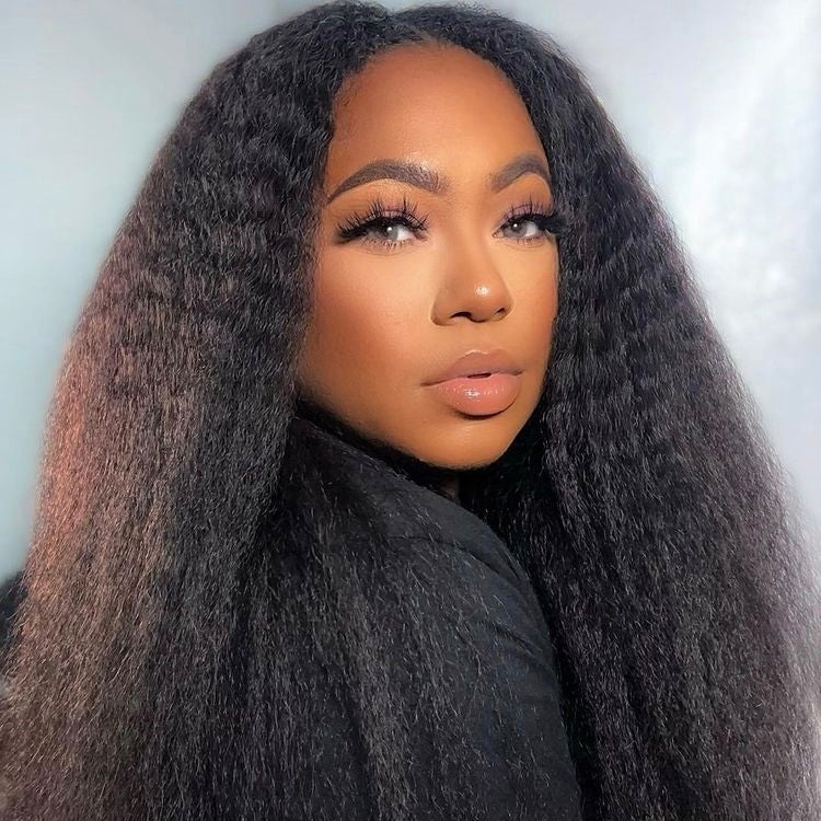 Kinky Straight U Part Wig Brazilian Human Hair Wigs