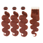 HJ Weave Beauty #33 Oferta de paquete de ondas corporales de cabello virgen coloreado