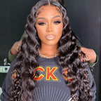 13x6 Lace Wig Natural Wave Virgin Hair Pre-plucked Hairline