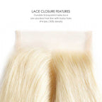 HJ Weave Beauty 7A #613 Blonde Virgin Hair Straight Bundle Deal