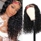 Natural Wave Headband Wig 180% Density