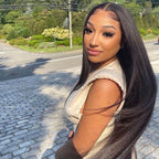 13x6 Lace Wig Straight Virgin Hair  Pre-plucked Hairline