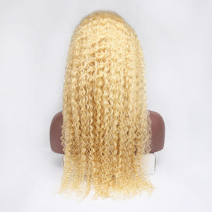 Peluca rubia rizada 613 Peluca de cabello humano brasileño para mujeres negras