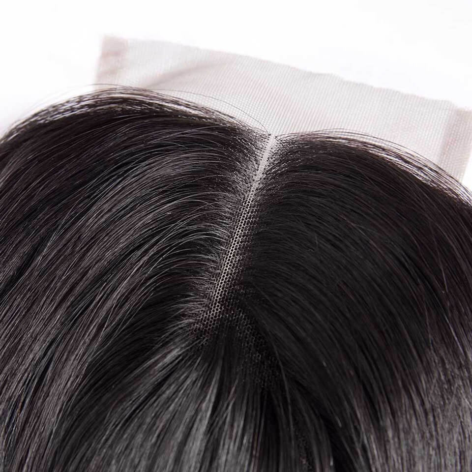 5x5 HD Swiss Lace Closure Straight Human Virgin Hair