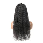 Braids With Curls 13x4 HD Lace Full Front Wig Free part Human Hair Wigs 250% Density