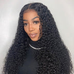 Kinky Curly 4x4 Lace Closure Wig Human Hair Lace Wig