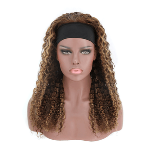 Highlight #4/27 Curly Headband Wig 180% Density