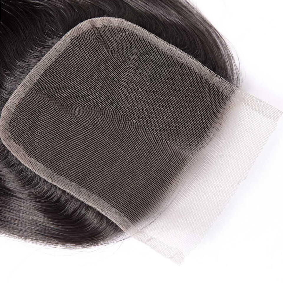 5x5 HD Swiss Lace Closure Straight Human Virgin Hair