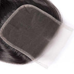 5x5 HD Swiss Lace Closure Straight Human Virgin Hair