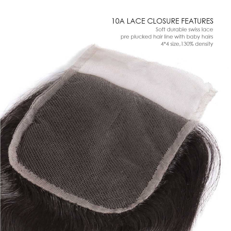 HJ WEAVE BEAUTY 10A Brazilian Mink Hair Body Wave Bundle Deal