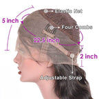 360 REAL HD LACE FRONTAL WIG BODY WAVE HUMAN VIRGIN HAIR