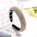 Diadema de esponja con diamantes de imitación barrocos