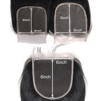 5x5 HD Swiss Lace Closure Straight Human Virgin Hair