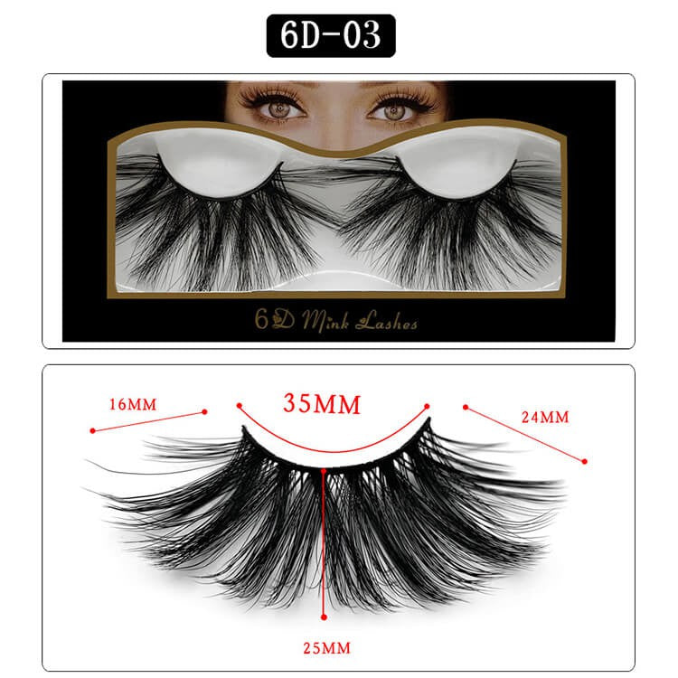 6D Mink Eyelashes | Only Shipping With Other Hair Orders