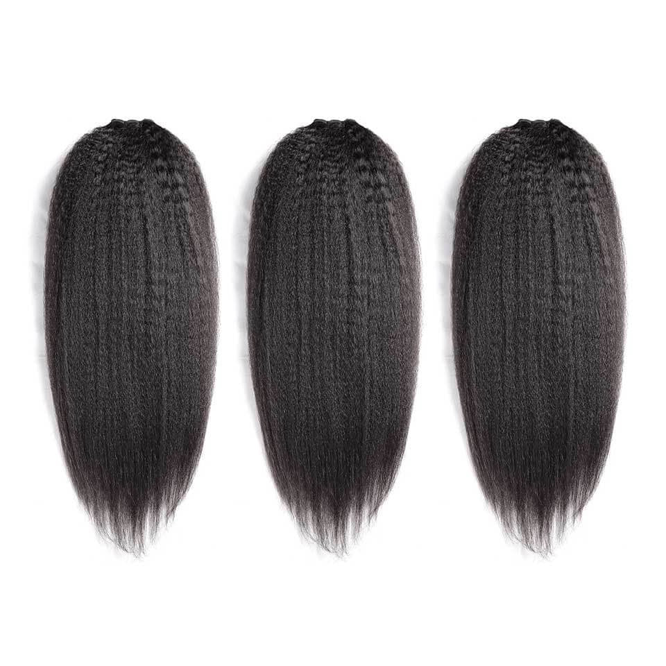 HJ Weave Beauty 8A Brazilian Virgin Hair Kinky Straight Bundle Deal
