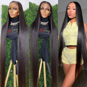 28inch-40inch Straight  13x4 Lace Frontal Wig  Long Human Hair Wigs
