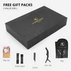 Celebrity Ombre Color Cabello ondulado 13x4 Frontal Peluca 180% Densidad