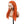 Orange Colored Deep Wave Colored Hair Lace Wig Brazilian Human Hair Wigs