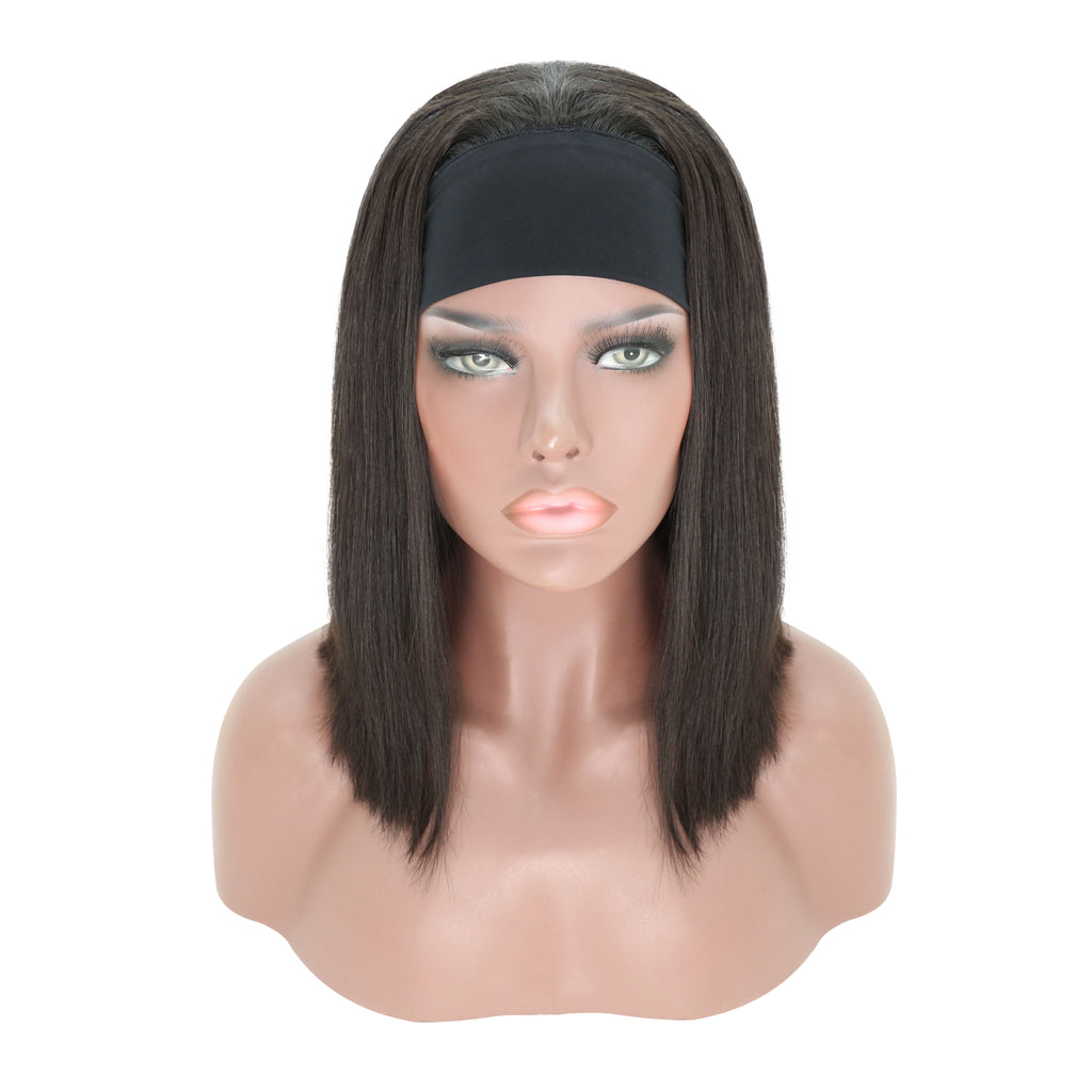 Diadema Bob Peluca Recta 180% Densidad