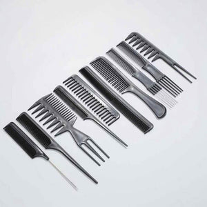 10pcs/Set Professional Hair Brush Comb|Only Shipping With Other Hair Orders