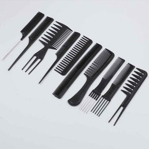 10 unids/set peine de cepillo de pelo profesional|solo envío con otros pedidos de cabello