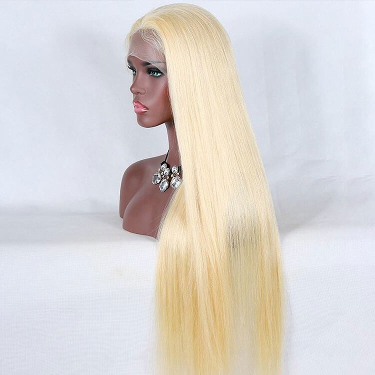 Buy 1 Get 1 Free | 13x6 Lace Wigs Blonde Straight+ Blonde 12" Straight Bob Wig