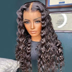 13x6 Lace Wig Natural Wave Virgin Hair Pre-plucked Hairline