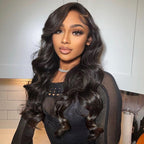 Transparent Lace Body Wave 6×6 Closure Hair Wigs 180% Density